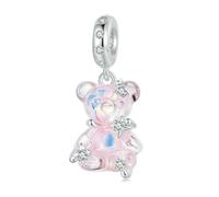 LAYCHEN Breloques En Argent Sterling 925 En Forme D'animal Pour Femme, Bracelet Lumineux En Forme De Poisson-lanterne Et De Chat-globe, Accessoires De Bricolage