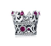 LAYCHEN Breloques En Argent Sterling 925 En Forme De Cœur, Adaptées Aux Bracelets Originaux, Pendentifs Colorés En Zircone Incrustée, Accessoires De Bricolage