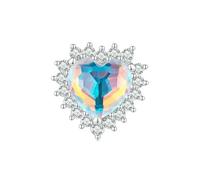 LAYCHEN Breloques En Argent Sterling 925 En Forme De Cœur Coloré Pour Femme, Bracelet Original, Collier, Jonc