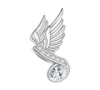 LAYCHEN Breloques En Argent Sterling 925 En Forme De Note De Musique, Perles De Guitare Pour Bracelets Et Colliers Pour Femmes, Bijoux Fins À Faire Soi-même