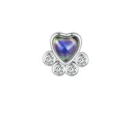 LAYCHEN Breloques En Argent Sterling 925 En Forme De Patte D'animal Pour Bracelets Et Joncs, Bijoux Fins À Faire Soi-même