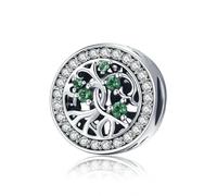 LAYCHEN Breloques En Argent Sterling 925 En Forme De Trèfle À Quatre Feuilles, Pendentif Arbre Généalogique, Pour Bracelet Et Collier Pour Femme, Bijoux Fins À Faire Soi-même