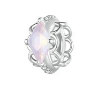 LAYCHEN Breloques En Argent Sterling 925 En Forme D'ours Rose, Perles En Forme De Cœur Pour Bracelets Et Joncs Pour Femmes Et Filles, Bijoux Fins À Faire Soi-même