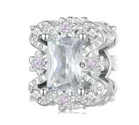 LAYCHEN Breloques En Argent Sterling 925 Pour Robe De Mariée, Série Mariage, Cœur De Rose, Pour Bracelet, Bijoux Fins, Diy