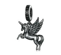 LAYCHEN Breloques En Argent Sterling 925 Représentant Un Chat Égyptien, En Or Noir, Pour Bracelets Et Joncs Pour Femmes