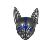 LAYCHEN Breloques En Argent Sterling 925 Représentant Un Chat Égyptien, En Or Noir, Pour Bracelets Et Joncs Pour Femmes