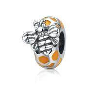LAYCHEN Breloques En Argent Sterling 925, Série Abeille Délicate, Pendentif Bourdon En Argent, Pour Bracelet Et Jonc En Argent, Cadeau À Faire Soi-même