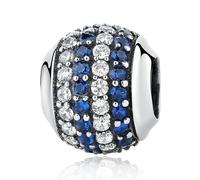 LAYCHEN Breloques En Argent Sterling 925, Série Universe, Étoiles Et Lune, Planète Bleue, Pour Bracelet, Bijoux Fins, À Faire Soi-même, Idée Cadeau