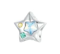 LAYCHEN Breloques En Forme D'étoile Ballon Pour Femme, En Argent Sterling 925, Pour Bracelets Originaux
