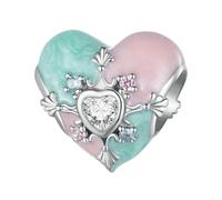 LAYCHEN Breloques En Silicone En Forme D'œuf De Pâques En Argent Sterling 925, En Forme De Lapin, Pour Bracelets Et Colliers Pour Femmes, Bijoux Fins À Faire Soi-même