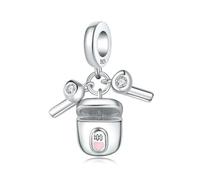 LAYCHEN Breloques Et Pendentifs Pour Casque Bluetooth, Adaptés Aux Bracelets Originaux, À Faire Soi-même, Pour Femmes, Bijoux, Cadeau