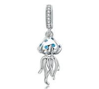LAYCHEN Breloques Étoiles De Mer Et Tortues En Argent Sterling 925, Série Monde Sous-marin, En Forme De Cœur, Pour Bracelet Femme, Diy