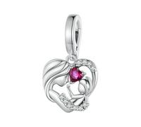 LAYCHEN Breloques Familiales En Argent Sterling 925 Pour Bracelets À Breloques, Pendentifs « étreinte Mère-enfant » Pour Bracelets Diy