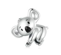 LAYCHEN Breloques Koala En Argent Sterling 925 Pour Femme, Bijoux Originaux En Forme D'animal Câlin