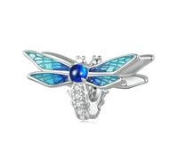 LAYCHEN Breloques Libellule Exquises En Argent Sterling 925 Et Émail Bleu Pour Bracelets Et Joncs Originaux Pour Femmes, Bijoux Fins
