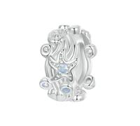 LAYCHEN Breloques Océan Bleu En Argent Sterling 925 Pour Bracelets, Perles À Breloques En Forme D'étoile De Mer, De Baleine Et De Coquillage, Bijoux À Faire Soi-même, Cadeaux Pour Femmes