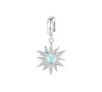 LAYCHEN Breloques Pendantes Colorées En Argent Sterling 925, Motif Soleil, Pour Bracelets Et Colliers À Breloques, Bijoux De Saint-valentin