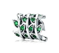 LAYCHEN Breloques Porte-bonheur En Forme De Trèfle À Quatre Feuilles En Argent Sterling 925, À Couleurs Changeantes, Pour La Fabrication De Bracelets Et Joncs Pour Femmes