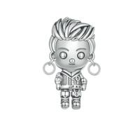 LAYCHEN Breloques Punk En Argent Sterling 925 Pour Bracelets, Style Rétro, Perles À Faire Soi-même, Bijoux À Offrir Pour Femmes Et Filles