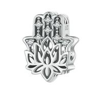 LAYCHEN Breloques Vintage En Argent Sterling 925, Motif Iris Rétro, Perles Œil Du Diable, Pour Bracelets Et Joncs Pour Femmes, Bijoux Fins À Faire Soi-même