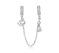 LAYCHEN Collection De Breloques De Chaîne De Sécurité En Argent Sterling 925 Pour Femmes, Bracelet Serpent Original En Argent, Accessoires De Bijouterie Fine À Faire Soi-même