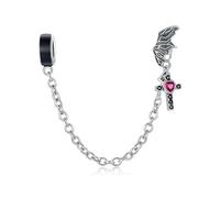 LAYCHEN Collection De Breloques De Chaîne De Sécurité En Argent Sterling 925 Pour Femmes, Bracelet Serpent Original En Argent, Accessoires De Bijouterie Fine À Faire Soi-même