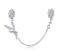 LAYCHEN Collection De Breloques De Chaîne De Sécurité En Argent Sterling 925 Pour Femmes, Bracelet Serpent Original En Argent, Accessoires De Bijouterie Fine À Faire Soi-même