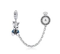 LAYCHEN Collection De Breloques De Chaîne De Sécurité En Argent Sterling 925 Pour Femmes, Bracelet Serpent Original En Argent, Accessoires De Bijouterie Fine À Faire Soi-même