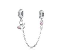 LAYCHEN Collection De Breloques De Chaîne De Sécurité En Argent Sterling 925 Pour Femmes, Bracelet Serpent Original En Argent, Accessoires De Bijouterie Fine À Faire Soi-même