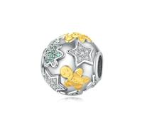 LAYCHEN Nouveau Casque De Noël Mignon Chat Et Abeille Tournesol Fit Diy Original Bracelet Pendentif Femmes Bijoux