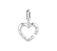 LAYCHEN Pendentif Délicat En Argent Sterling 925 En Forme De Cœur Pour Femme, Compatible Avec Un Bracelet Original Ou Un Jonc.
