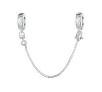 LAYCHEN Pendentif En Argent Sterling 925 Avec Perle De Coquillage De Qualité Lune Et Étoile Pour Bracelet Et Collier Pour Femme, Bijoux Fins À Faire Soi-même