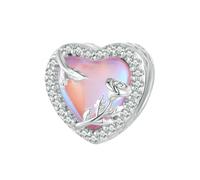 LAYCHEN Pendentif En Argent Sterling 925 Avec Perle De Coquillage De Qualité Lune Et Étoile Pour Bracelet Et Collier Pour Femme, Bijoux Fins À Faire Soi-même
