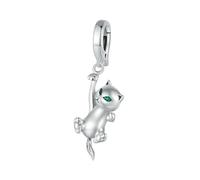 LAYCHEN Pendentif En Argent Sterling 925 Pour Bracelets Et Colliers À Breloques, Pendentif En Pierre De Lune Astronaute Pour Femme