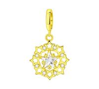 LAYCHEN Pendentif Étoile Incrusté De Zircons, Lune Et Licorne, Adapté Aux Bracelets Originaux, Perles, Colliers, Bijoux Fins À Faire Soi-même