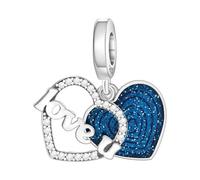 LAYCHEN Pendentif Étoile Incrusté De Zircons, Lune Et Licorne, Adapté Aux Bracelets Originaux, Perles, Colliers, Bijoux Fins À Faire Soi-même