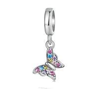 LAYCHEN Pendentif Papillon Aurore En Argent Sterling 925, Idéal Pour La Fabrication De Bracelets Et Colliers, Pendentif Tournesol, Bijoux Fins Pour Femmes