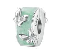 LAYCHEN Pendentif Papillon En Argent Sterling 925, Motif Magicien D'oz, Idéal Pour Bracelets Et Joncs Originaux Pour Femmes, Bijoux Fins, Breloques En Forme De Cœur, À Faire Soi-même