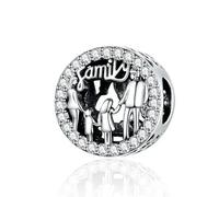LAYCHEN Pendentif Patte D'animal En Argent Sterling 925 Et Zircone Rose, Breloque En Forme De Cœur, Pour Bracelet Et Collier Pour Femme, Diy