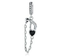 LAYCHEN Pendentif Pompon En Pierre Incrustée, Breloques D'halloween Pour Bracelet Original, Bijoux Fins À Faire Soi-même, Cadeau Pour Femme