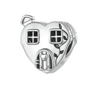 LAYCHEN Pendentifs En Argent Sterling 925 Pour Petit Garçon Et Petite Fille, Perles En Forme De Cœur Pour Bracelets Et Colliers Pour Femmes, Accessoires De Bricolage