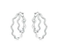 LAYCHEN Pendentifs Pour La Fête Des Mères, Boucles D'oreilles Xingyue À Texture Double Ondulée, Compatibles Avec Les Colliers Originaux, Perles, Bijoux Diy
