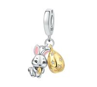 LAYCHEN Pendentifs Œuf De Lapin De Pâques, Perles Pour Bracelets Originaux, Bijoux De Fête Tendance Pour Femmes
