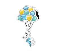 LAYCHEN Perles Colorées En Forme D'ours En Montgolfière Pour Bracelet Original, Pendentif Pour Femme, Bijoux À Faire Soi-même, Cadeau