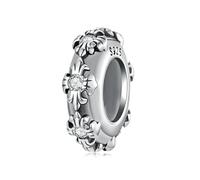 LAYCHEN Perles D'arrêt En Silicone En Argent Sterling 925, Style Croix Vintage, Adaptées Aux Bracelets Originaux, Accessoires De Bijoux Diy