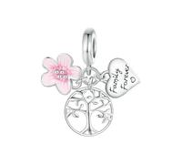 LAYCHEN Perles D'espacement En Argent Sterling 925, Motif Fleur Rose, Breloques Arbre De Vie, Pour La Fabrication De Bracelets Pour Femmes