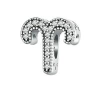 LAYCHEN Perles Porte-bonheur Taureau En Argent Sterling 925, Série Douze Constellations, Pour Bracelets Et Joncs Pour Femmes, Bijoux Fins À Faire Soi-même