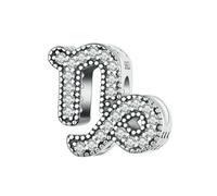 LAYCHEN Perles Porte-bonheur Taureau En Argent Sterling 925, Série Douze Constellations, Pour Bracelets Et Joncs Pour Femmes, Bijoux Fins À Faire Soi-même