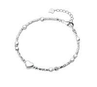 LAYCHEN Trustdavis Bracelet De Luxe En Argent Sterling 925 Avec Cœur Romantique Pour Femme, Bijou Raffiné Pour Mariage, Saint-valentin