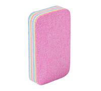 Layered Microfiber Sponge, Peelable Absorbent Scrubber, 4.72x2.76in Window Cleaning Kit, Versatile Multi Layer Design, Portable Non Scratch Cleaning for Kitchen, Dishes, Pots, Bathroom
